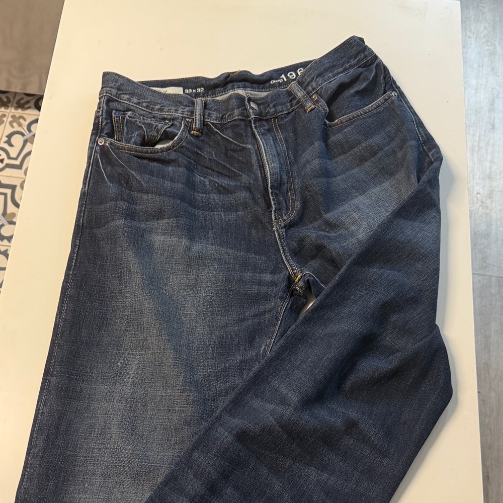 Dark Blue Straight Leg Women’s Jeans